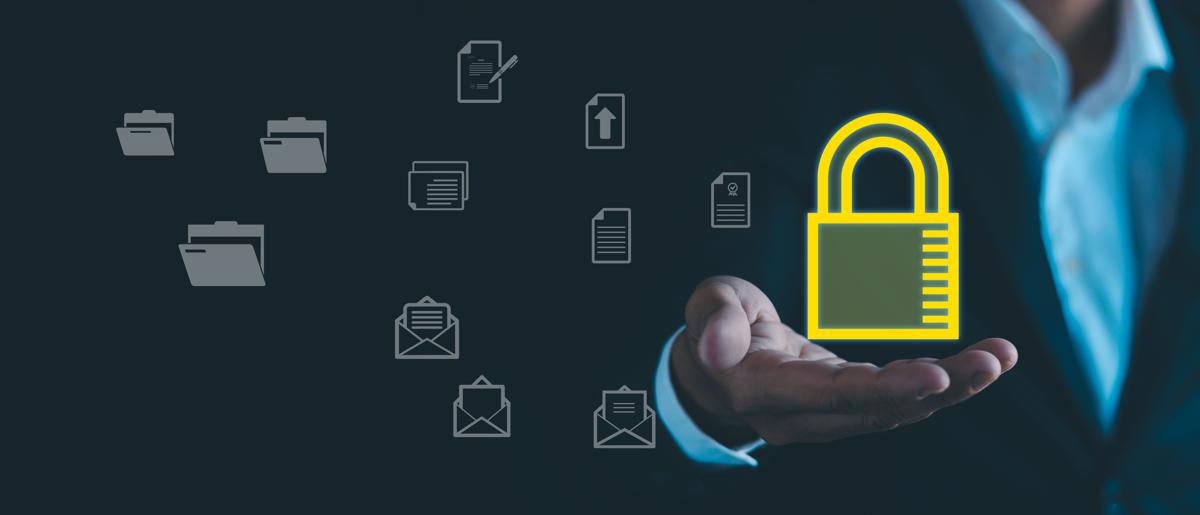 Organised file folders and checklists representing broker documentation systems